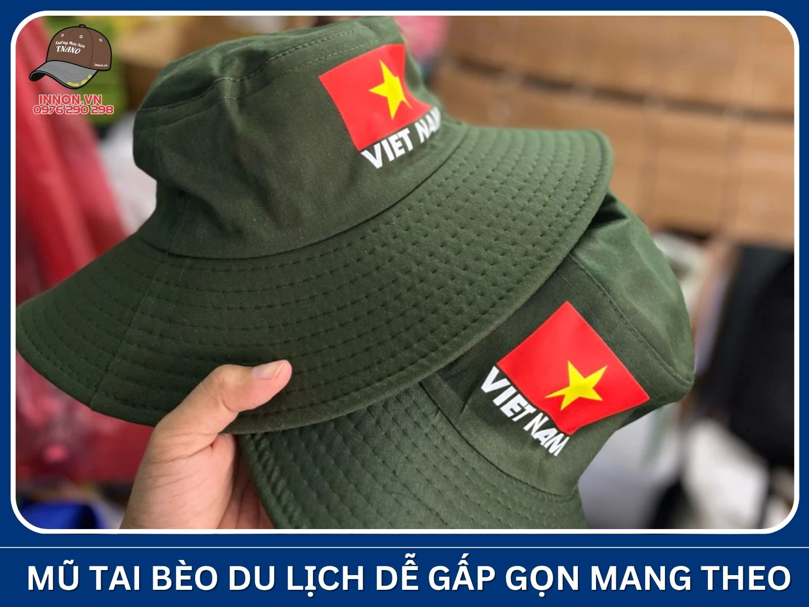 Mũ tai bèo du lịch dễ gấp gọn mang theo