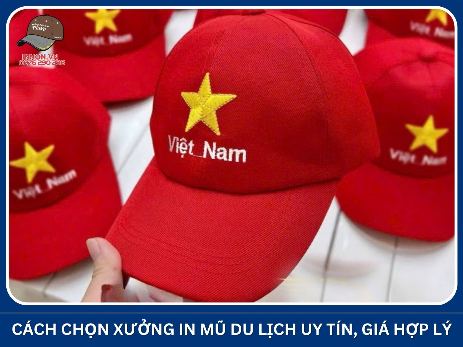 Cách chọn xưởng in mũ du lịch uy tín, giá hợp lý