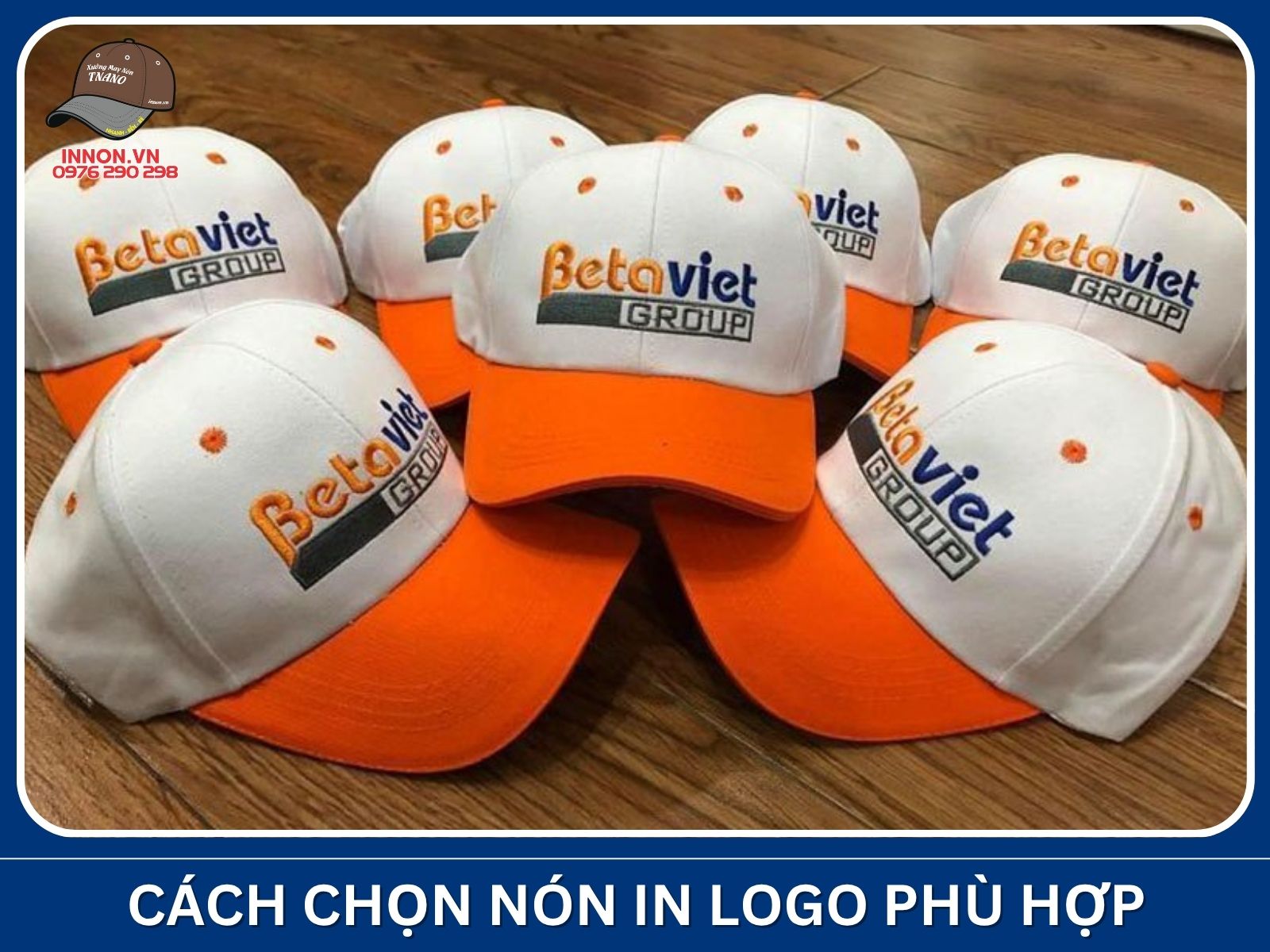 Cách chọn nón in logo phù hợp cho doanh nghiệp