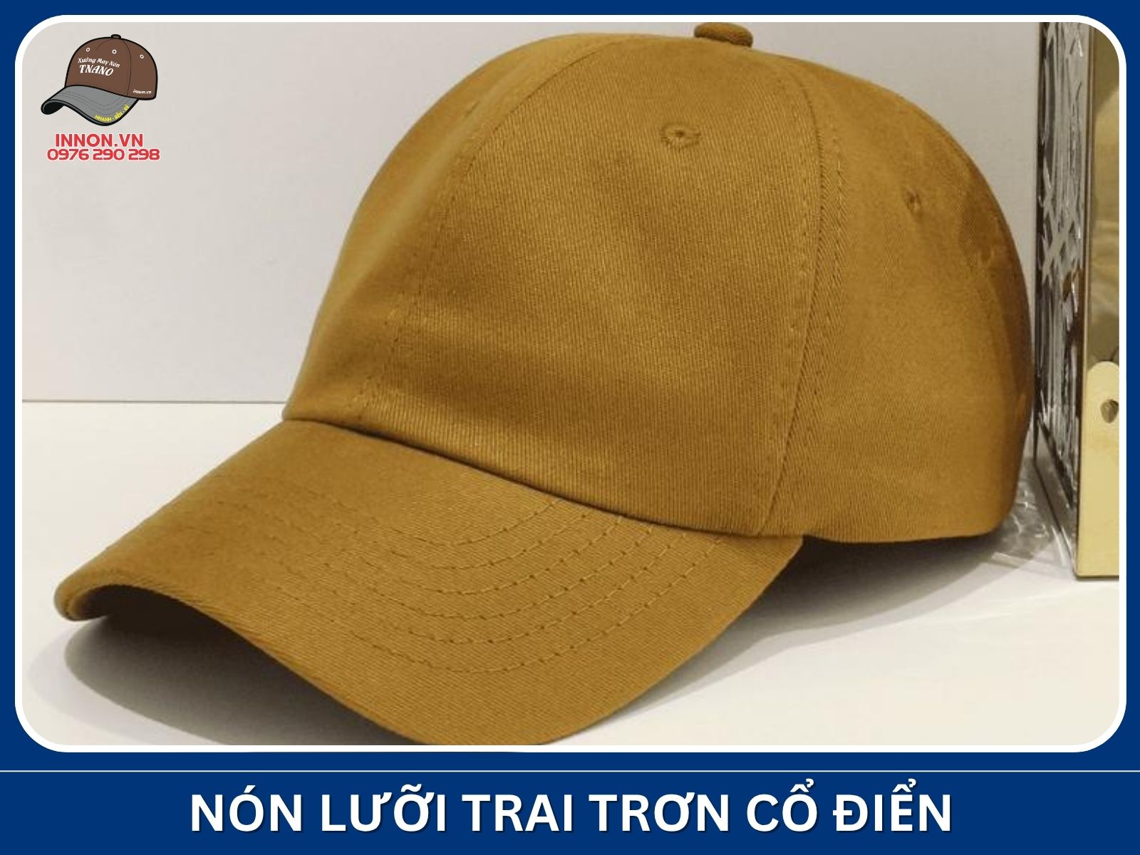 Nón lưỡi trai trơn cổ điển
