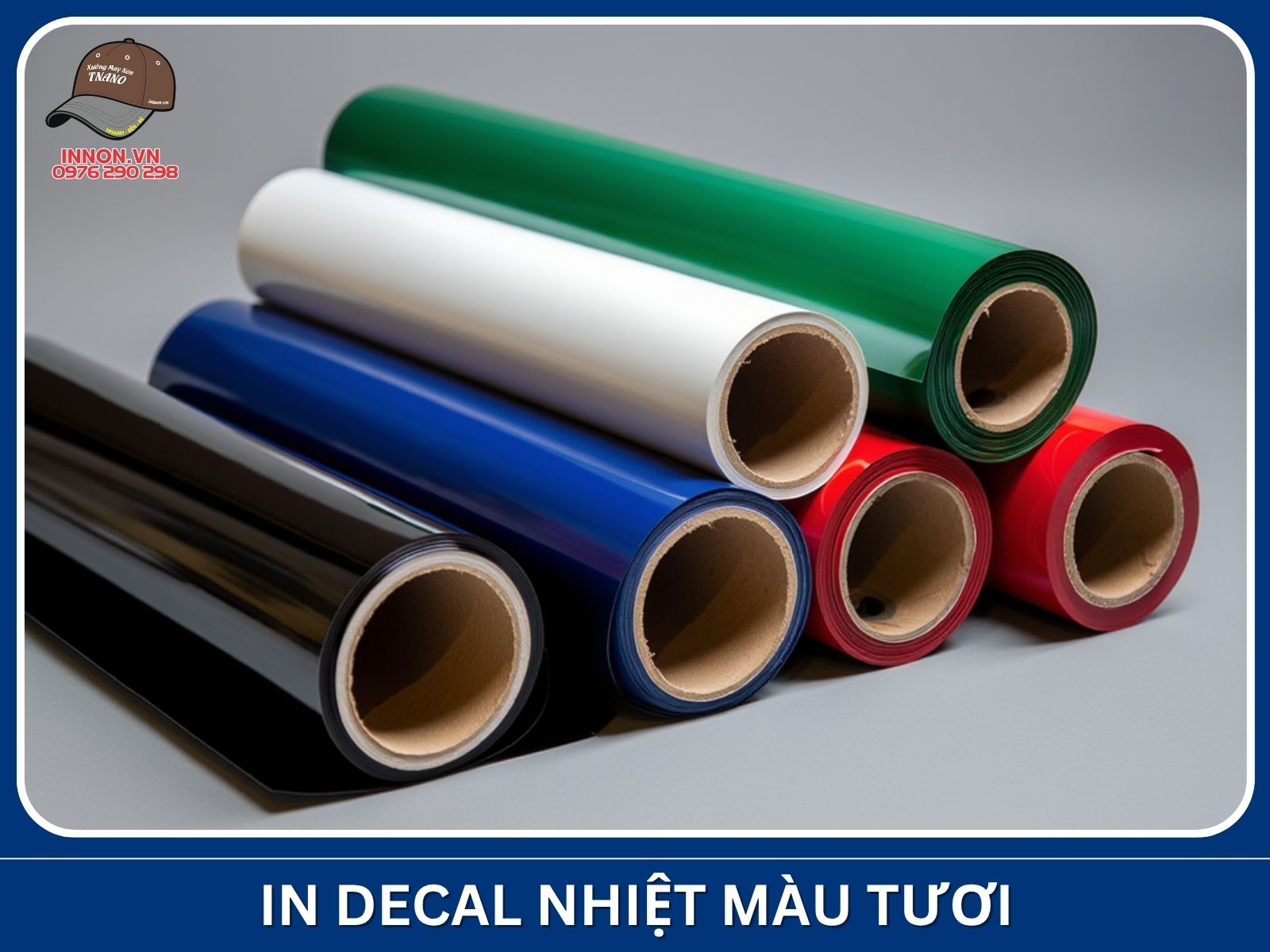 In decal nhiệt màu tươi