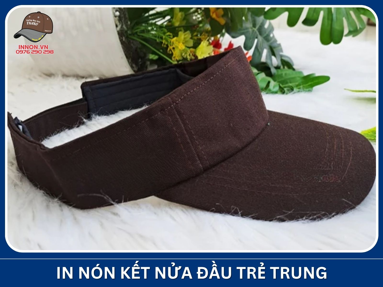 In nón kết nửa đầu trẻ trung
