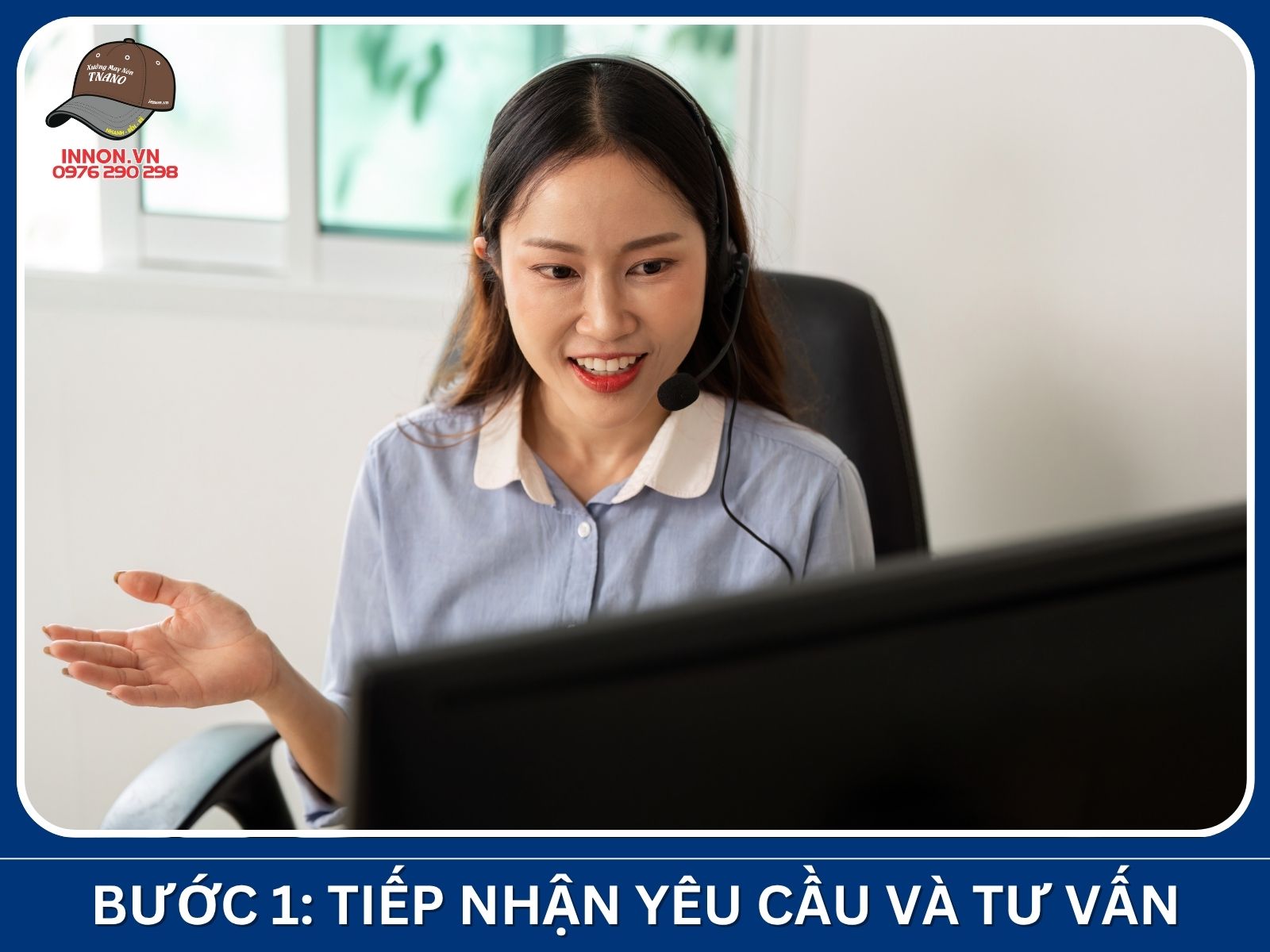 Bước 1: Tiếp nhận yêu cầu và tư vấn