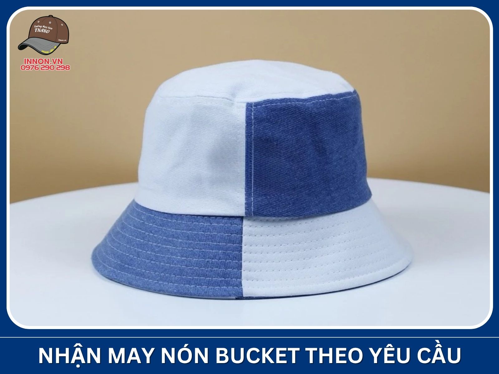 Nhận may nón Bucket theo yêu cầu