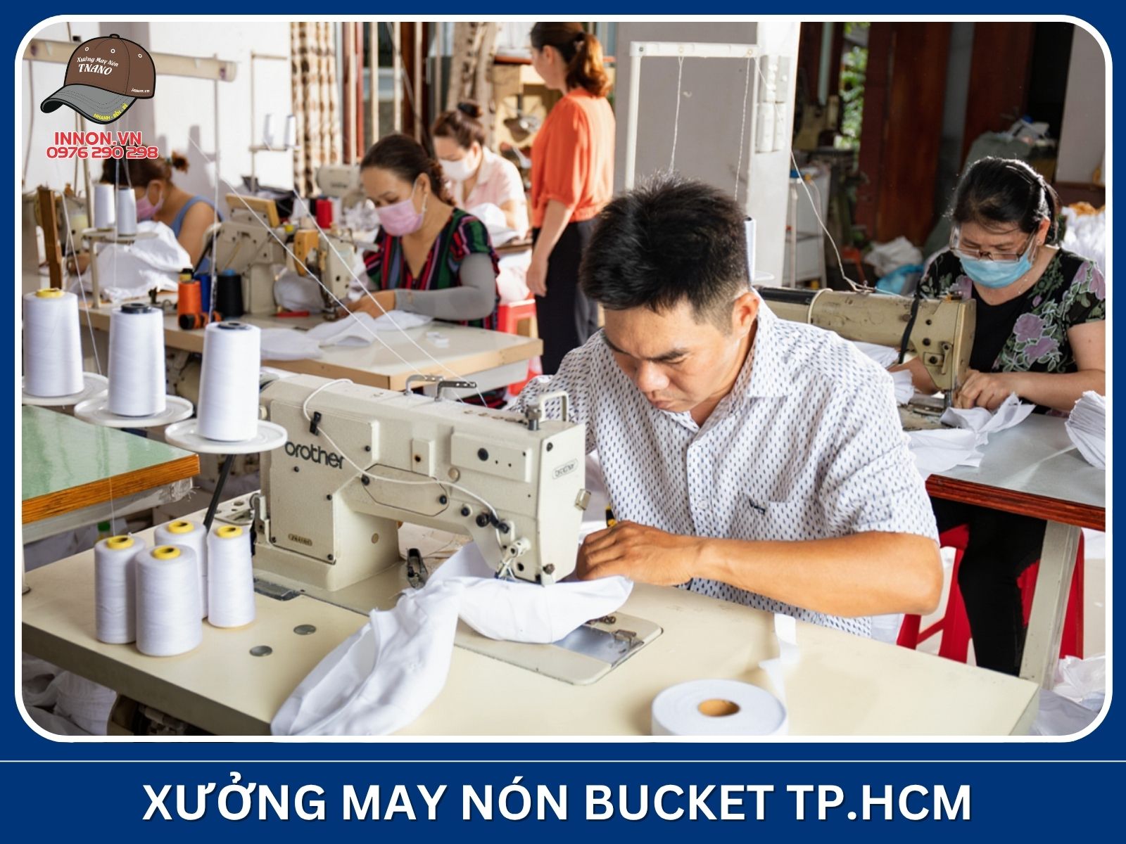 Xưởng may nón Bucket TP.HCM 