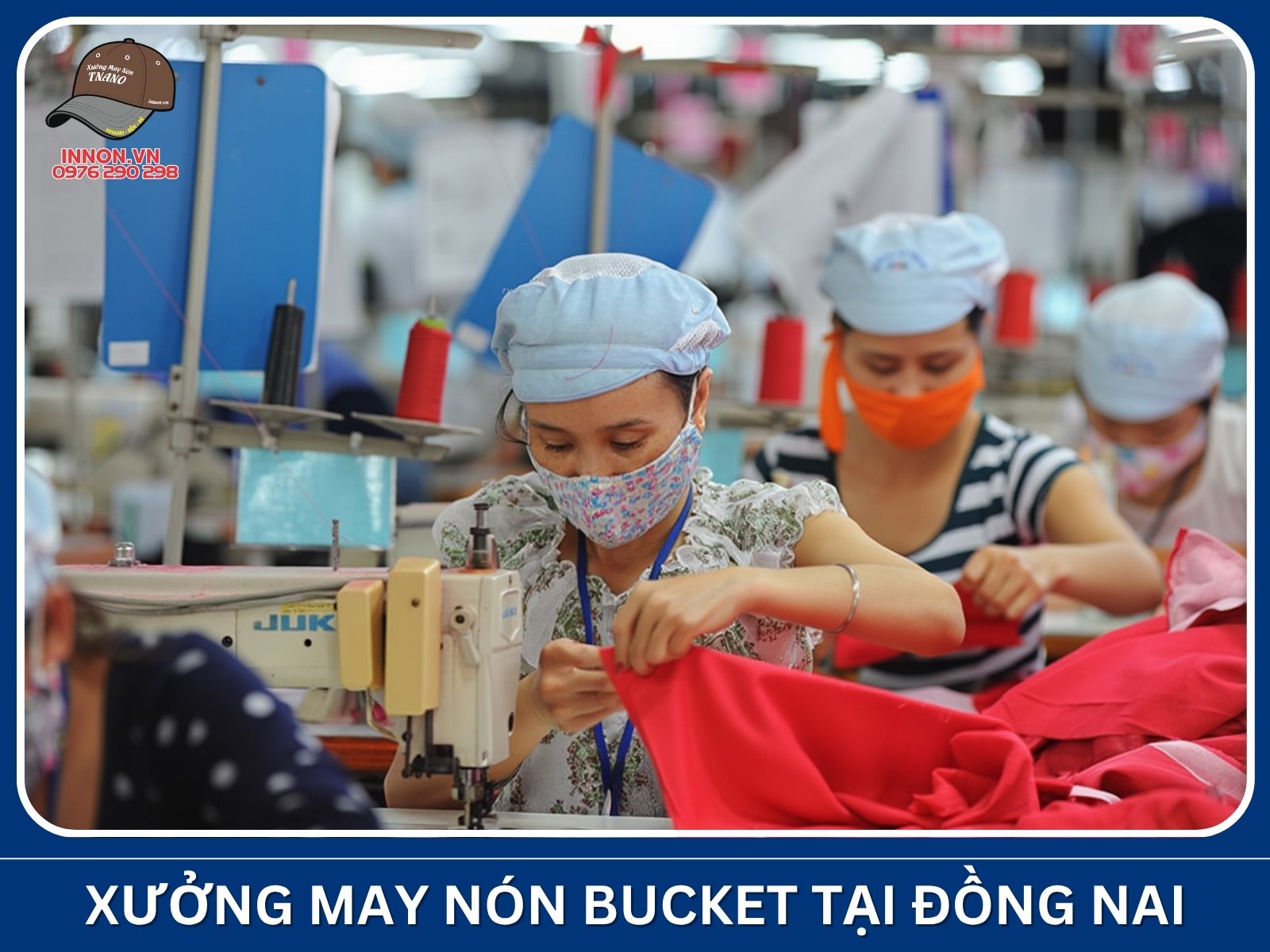Xưởng may nón Bucket tại Đồng Nai