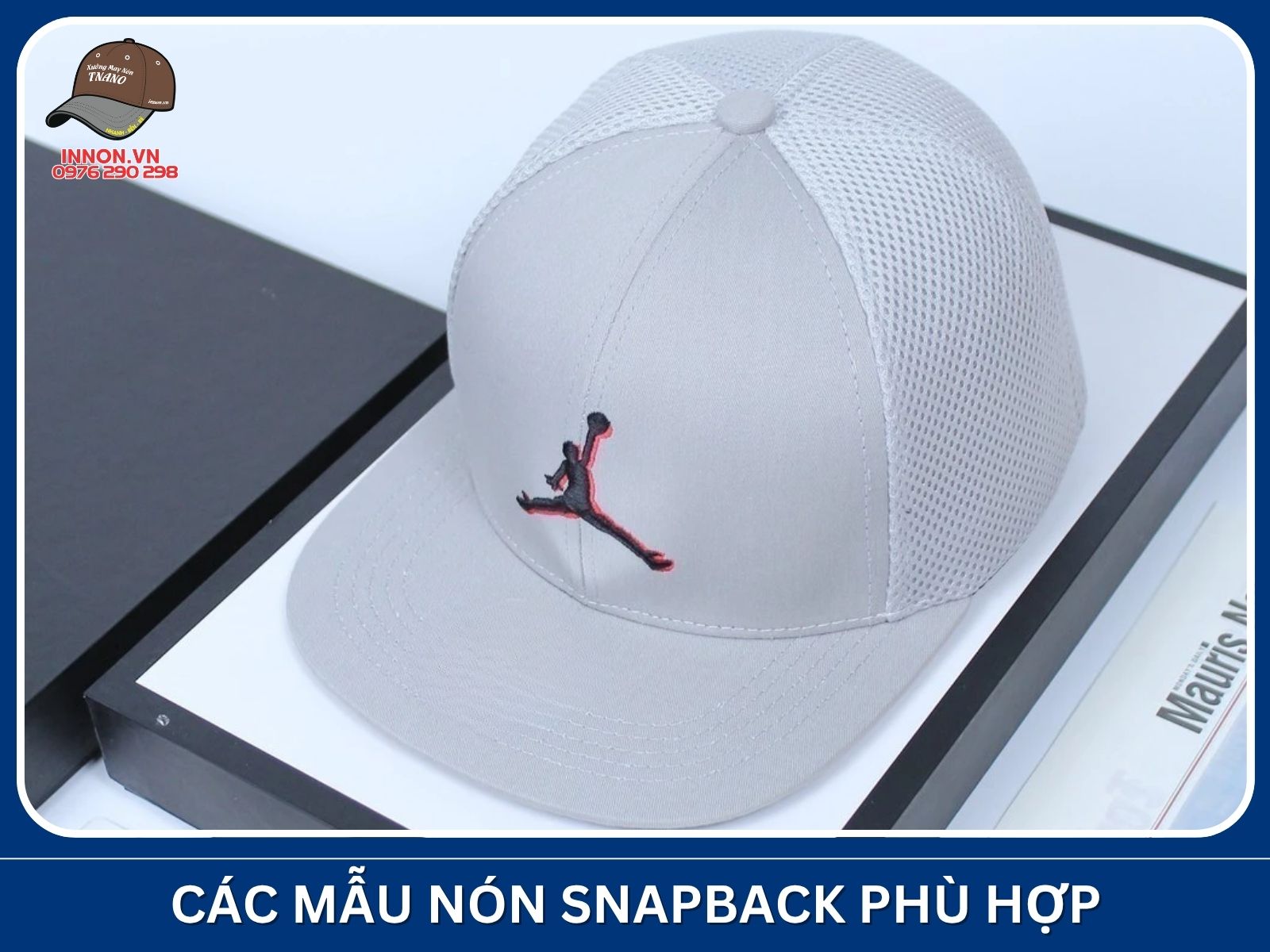 Các mẫu nón snapback phù hợp với thương hiệu