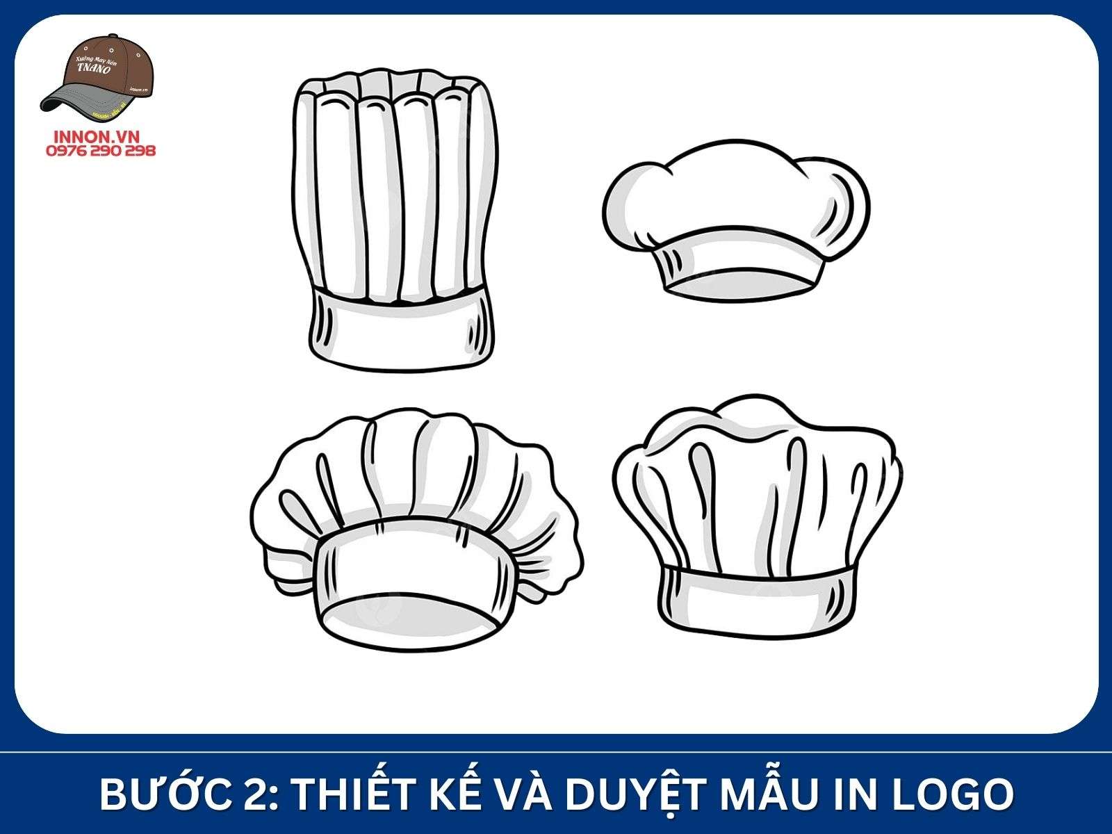 Bước 2: Thiết kế và duyệt mẫu in logo