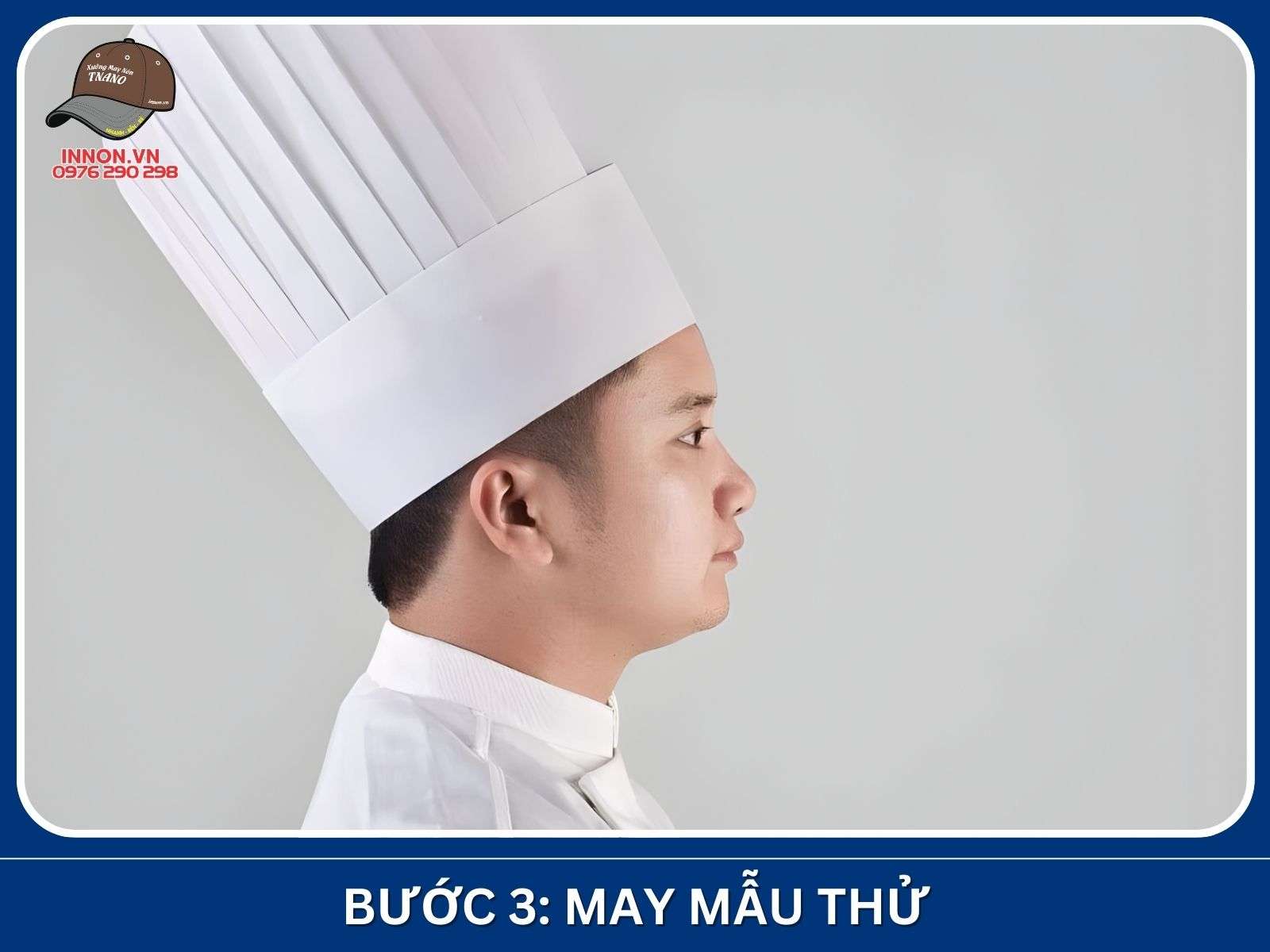 Bước 3: May mẫu thử