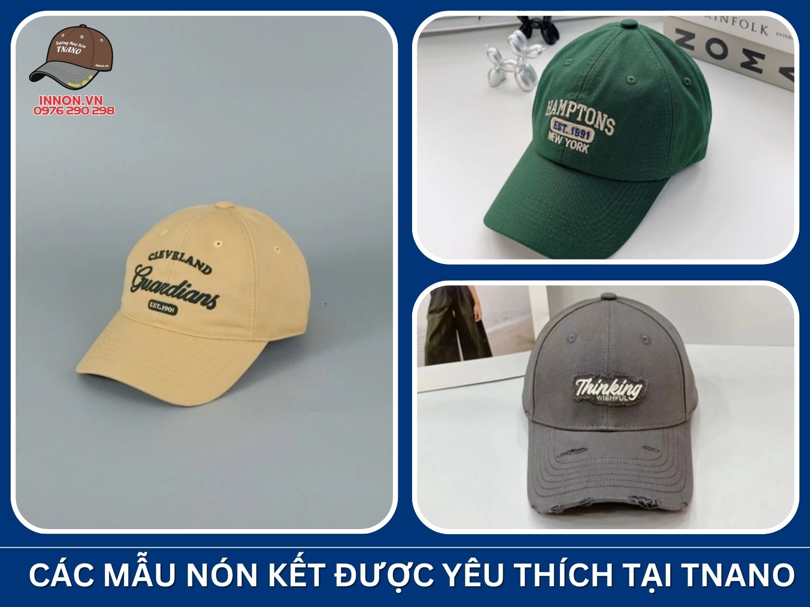 Các mẫu nón kết được yêu thích tại TNANO