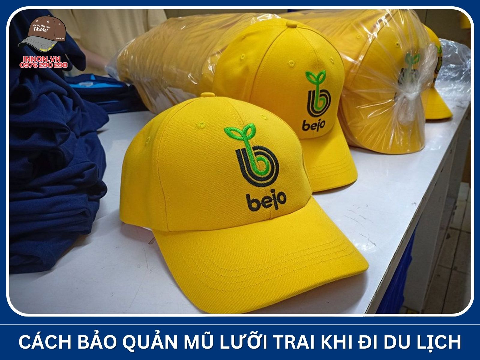 Cách bảo quản mũ lưỡi trai khi đi du lịch