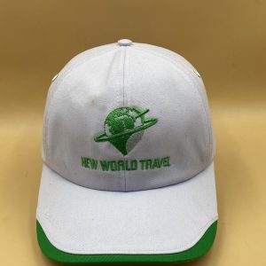 May mũ nón quảng cáo công ty New World Travel
