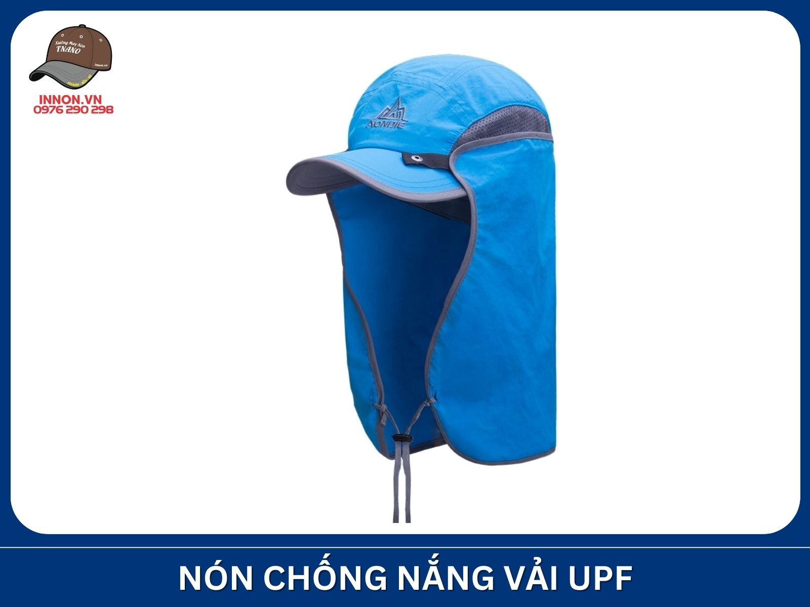 Nón chống nắng vải UPF