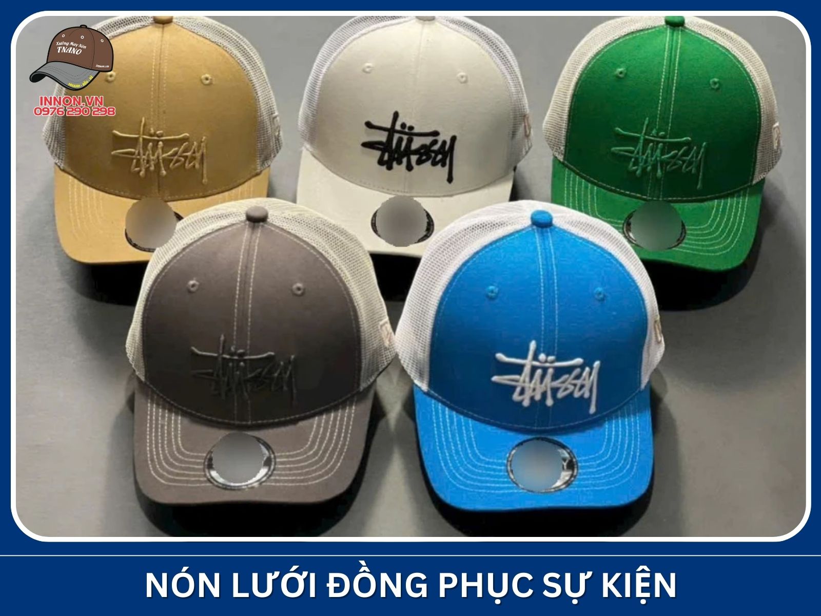 Nón lưới đồng phục sự kiện