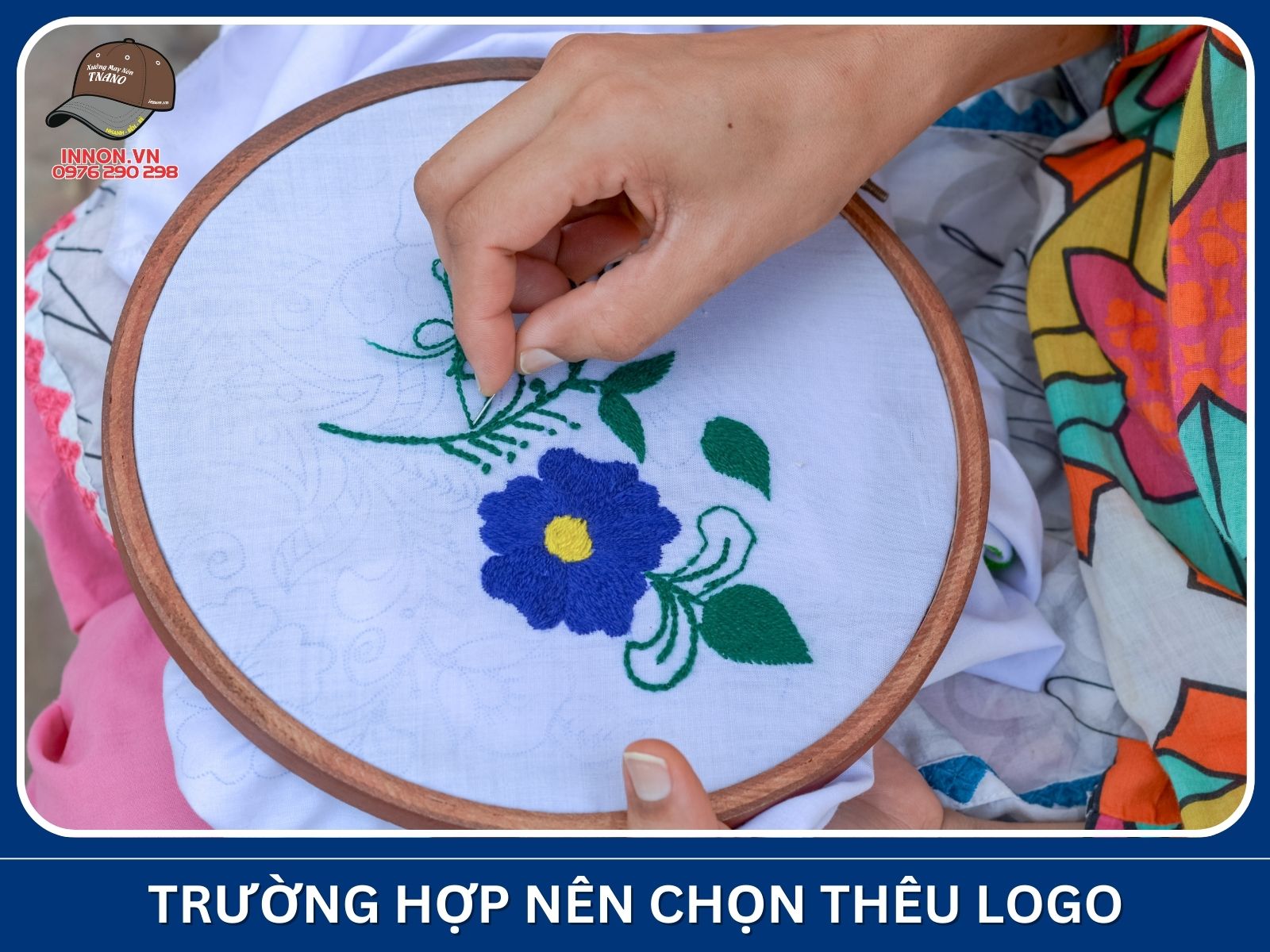 Trường hợp nên chọn thêu logo