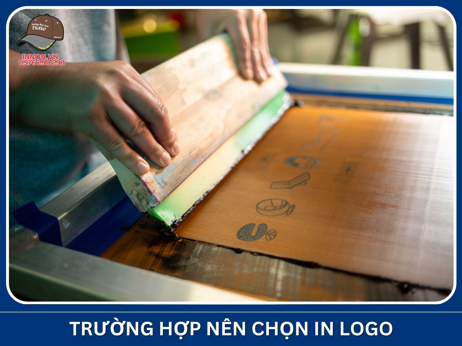 Trường hợp nên chọn in logo