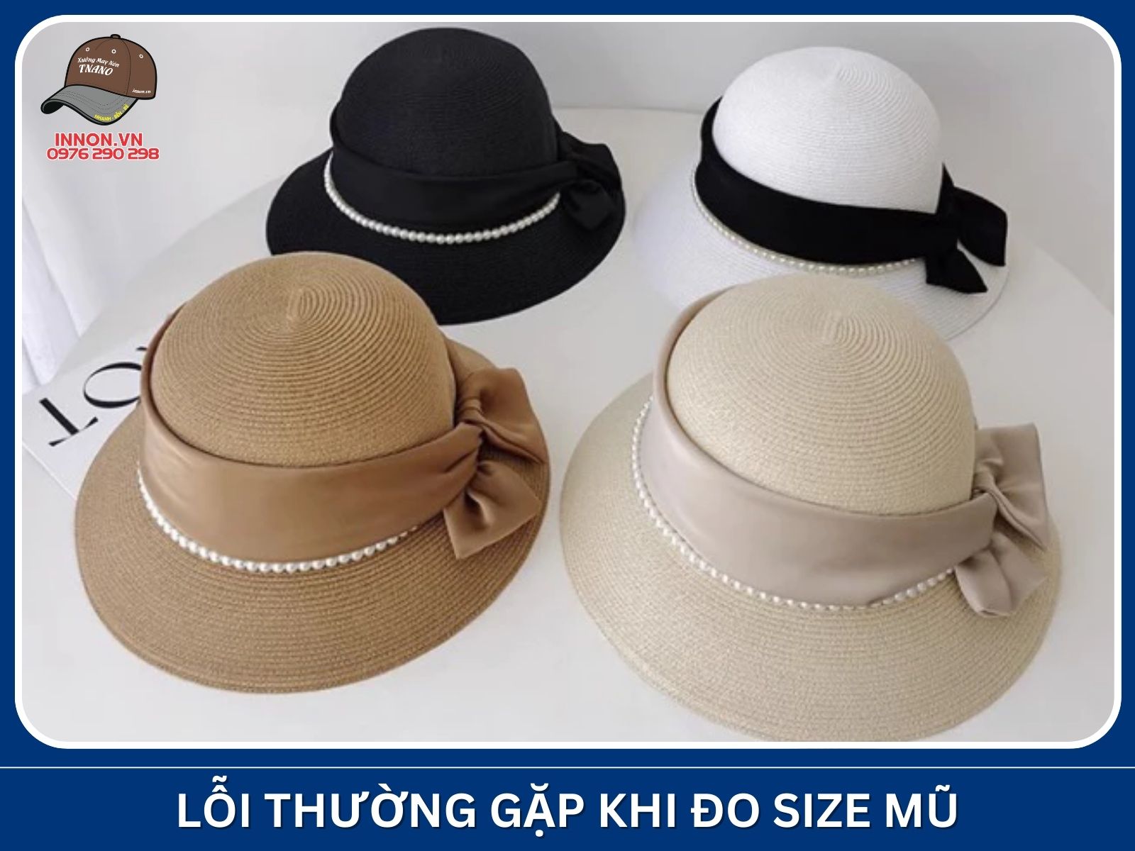 Lỗi thường gặp khi đo size mũ
