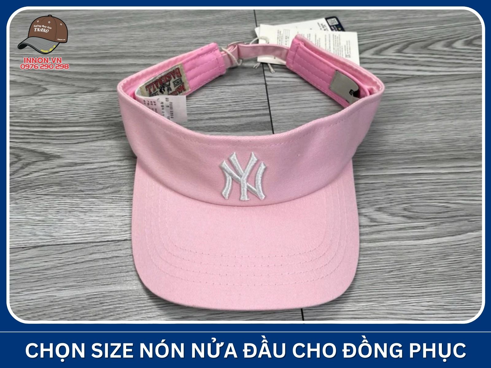 Chọn size nón nửa đầu cho đồng phục