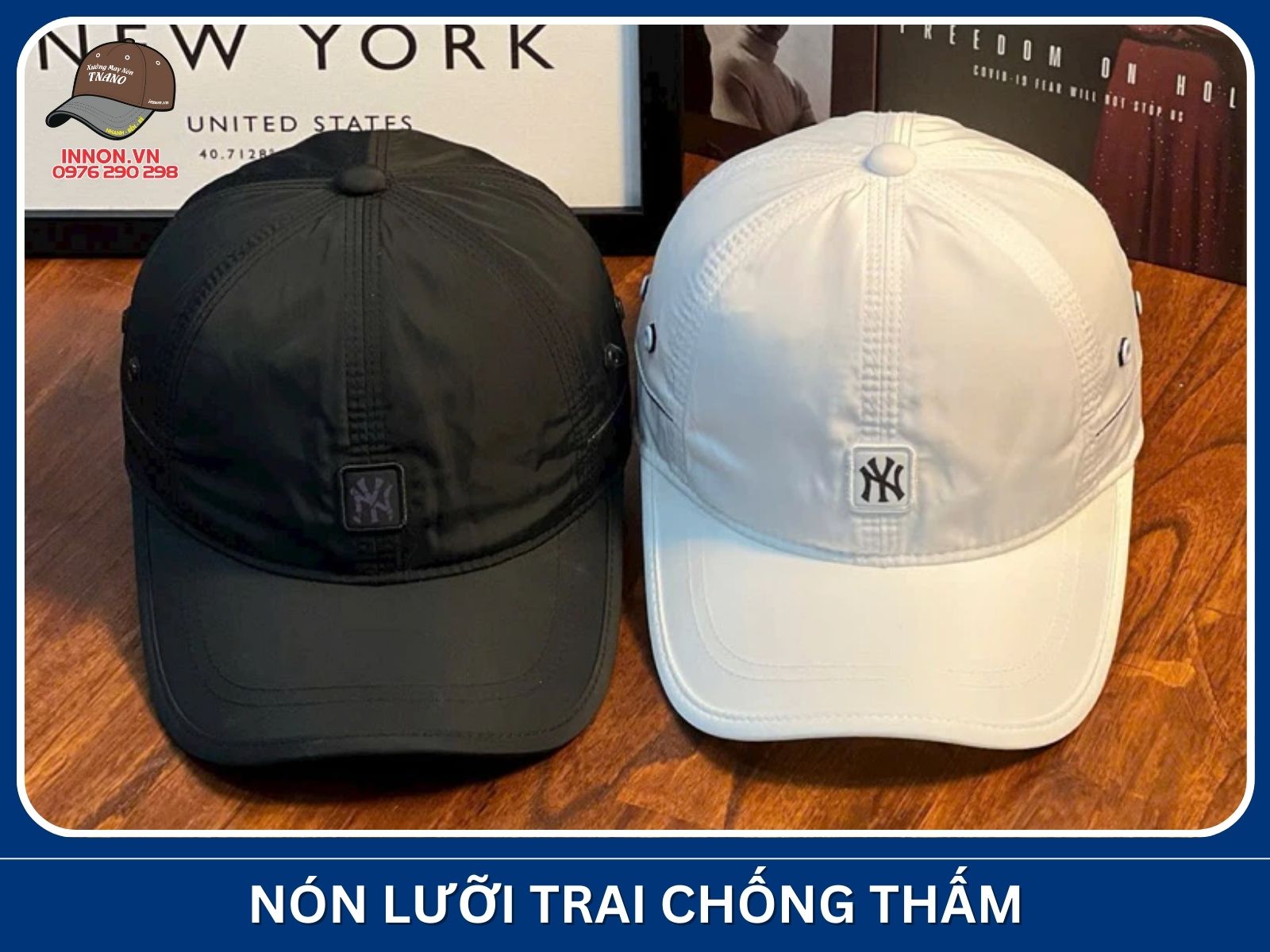 Nón lưỡi trai chống thấm