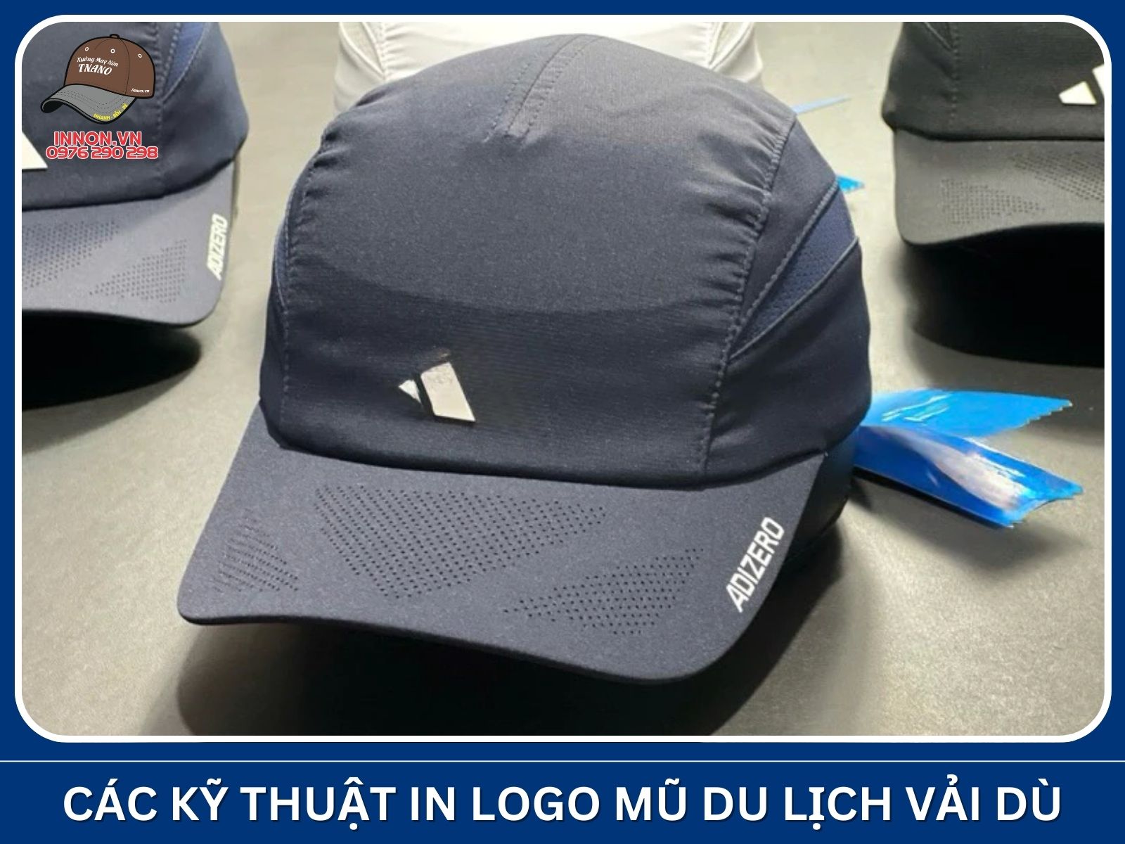 Các kỹ thuật in logo mũ du lịch vải dù