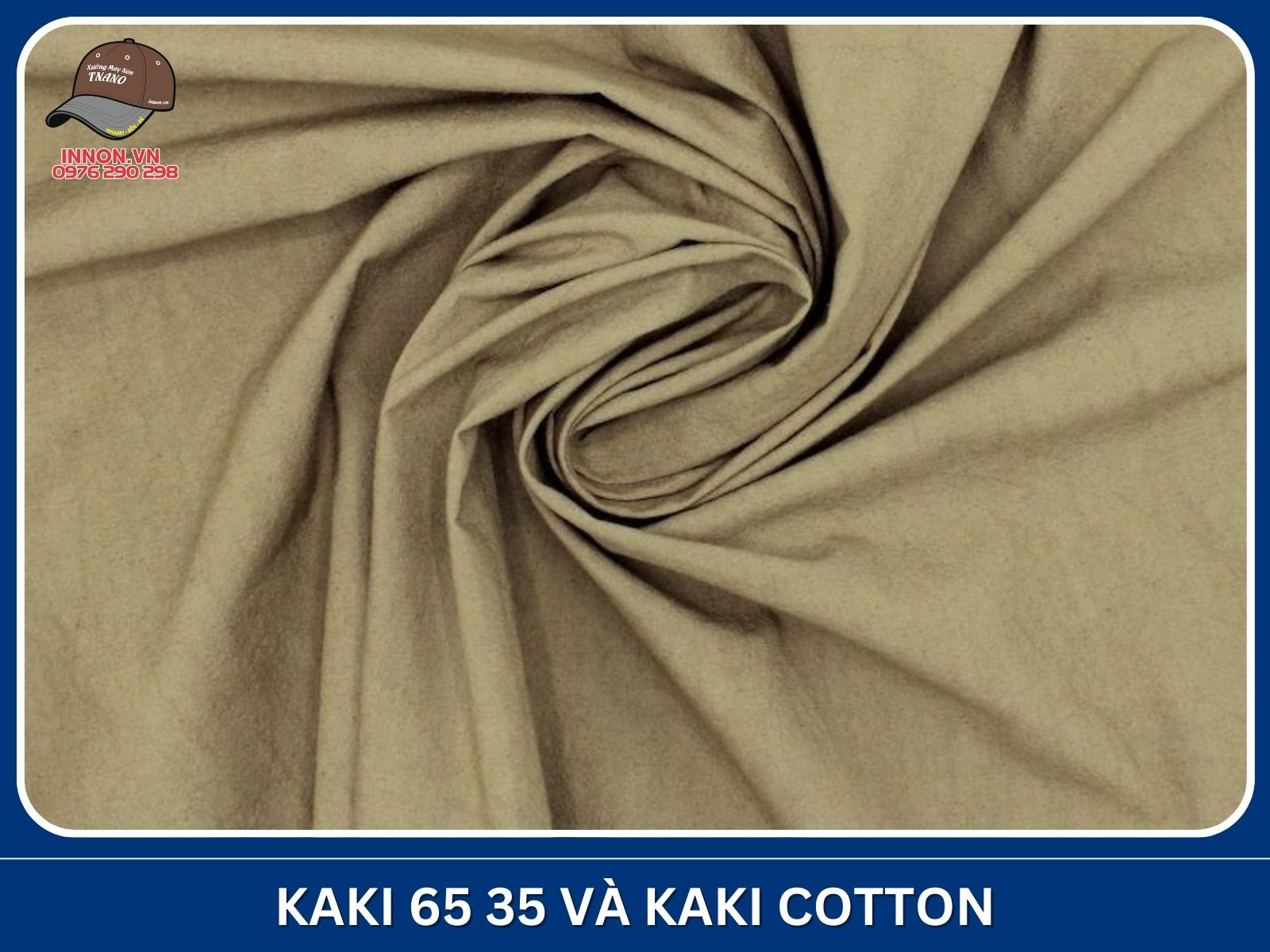 Kaki 65 35 và kaki cotton
