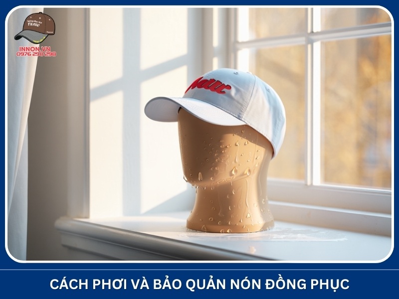 Cách phơi và bảo quản nón đồng phục