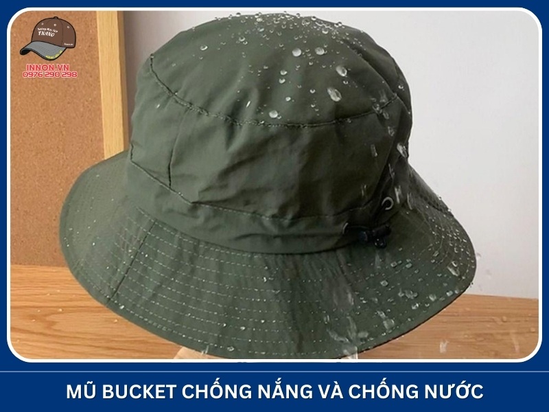 Mũ bucket chống nắng và chống nước