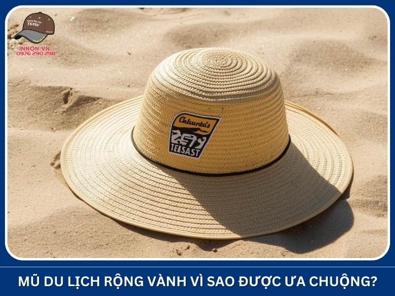 Mũ du lịch rộng vành vì sao được ưa chuộng?