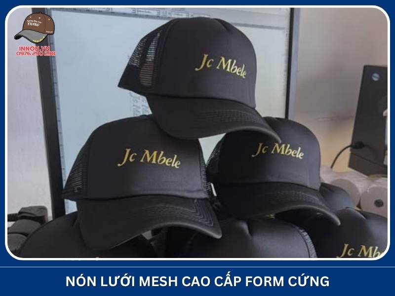 Nón lưới mesh cao cấp form cứng