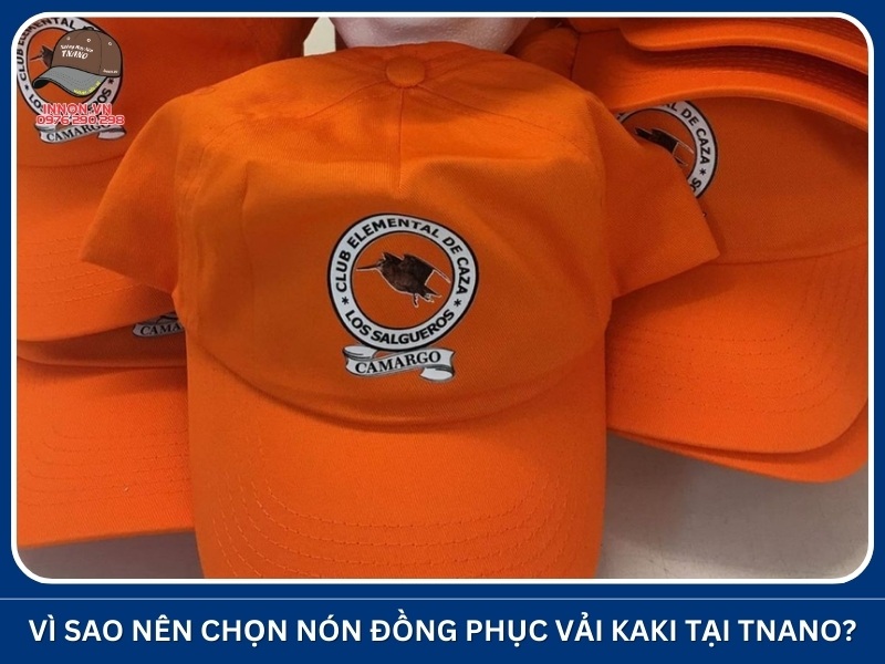 Vì sao nên chọn nón đồng phục vải kaki tại TNANO?