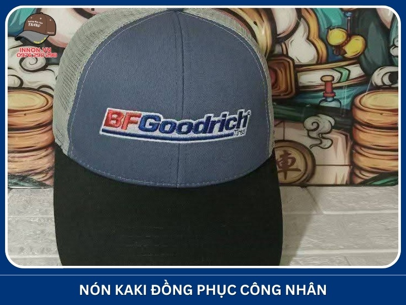 Nón kaki đồng phục công nhân