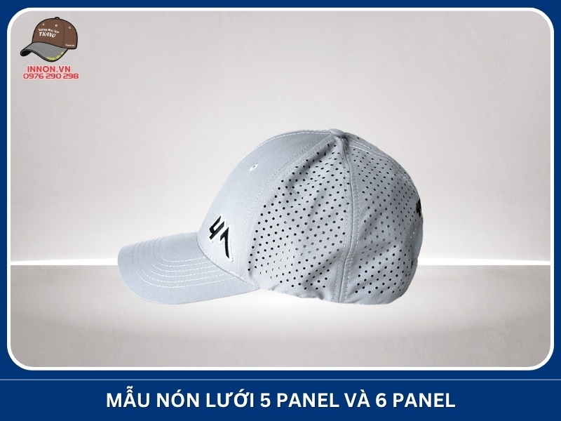 Mẫu nón lưới 5 panel và 6 panel