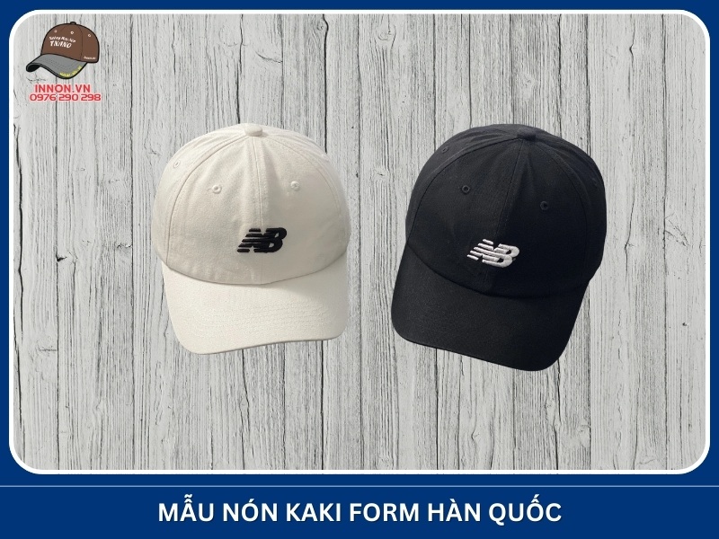 Mẫu nón kaki form Hàn Quốc