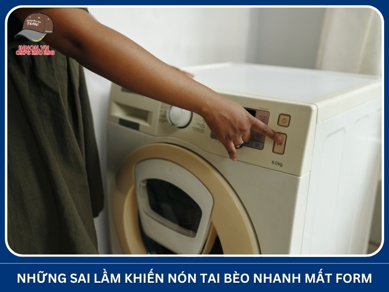 Những sai lầm khiến nón tai bèo nhanh mất form