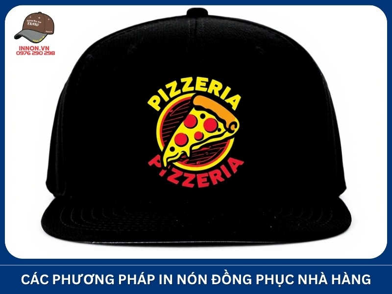 Các phương pháp in nón đồng phục nhà hàng