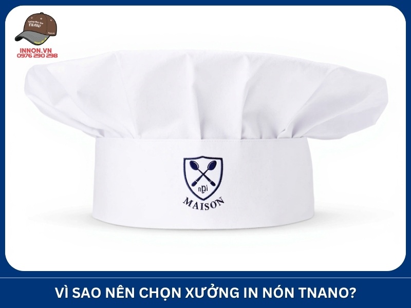 Vì sao nên chọn Xưởng In Nón TNANO?