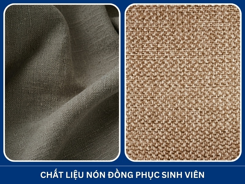 Chất liệu nón đồng phục sinh viên nên chọn loại nào?