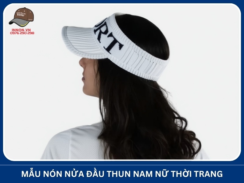 Mẫu nón nửa đầu thun nam nữ thời trang