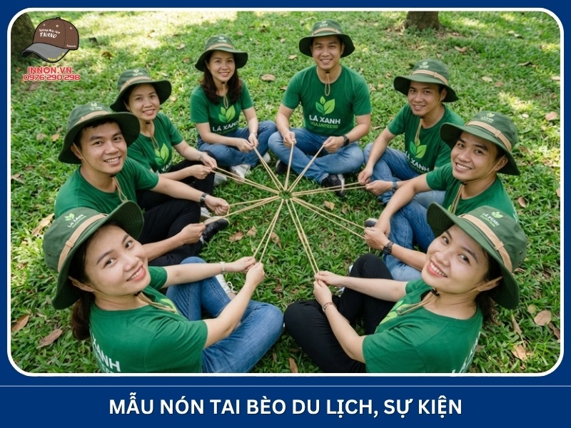 Mẫu nón tai bèo du lịch, sự kiện