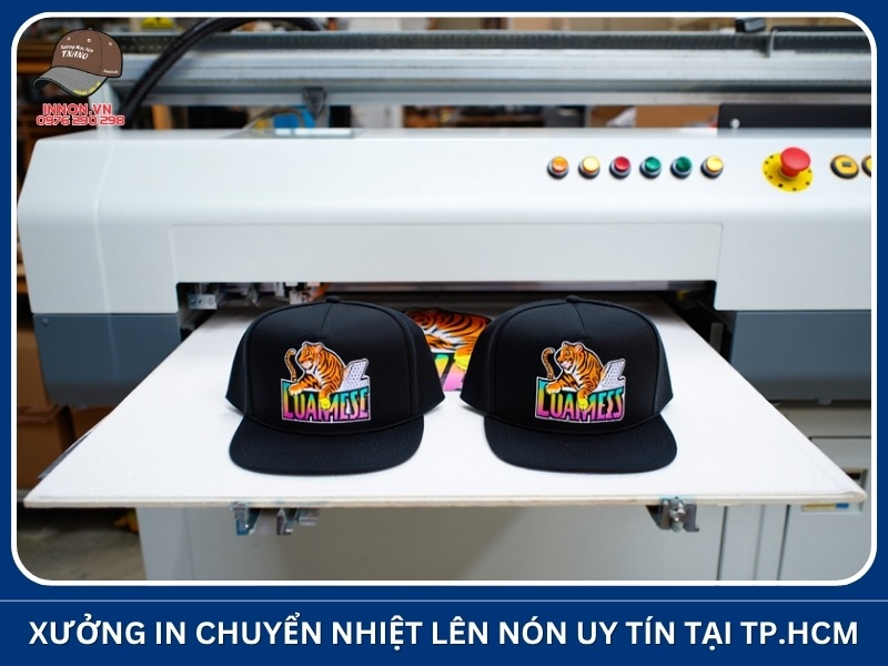 Xưởng in chuyển nhiệt lên nón uy tín tại TP.HCM