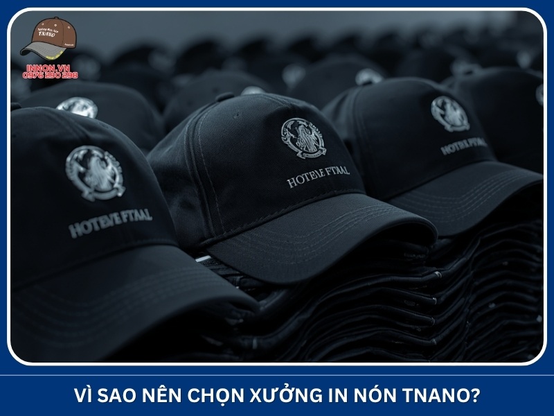 Vì sao nên chọn Xưởng In Nón TNANO?
