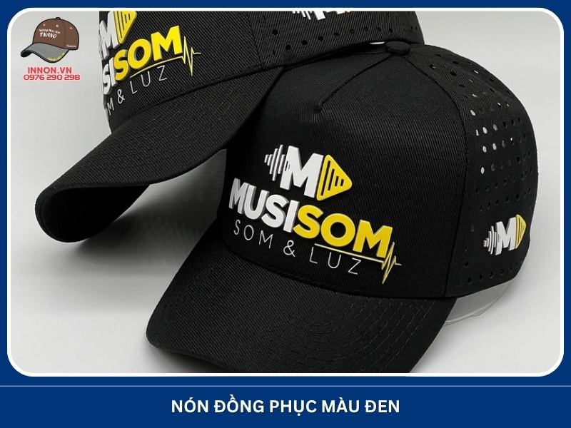 Nón đồng phục màu đen