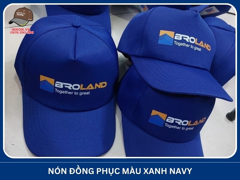 Nón đồng phục màu xanh navy
