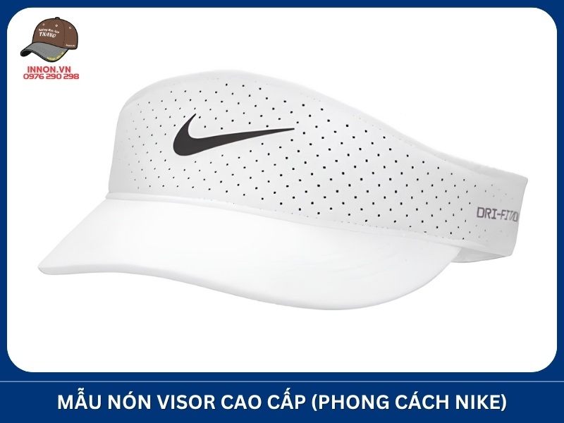 Mẫu nón visor cao cấp (phong cách Babolat, Nike)