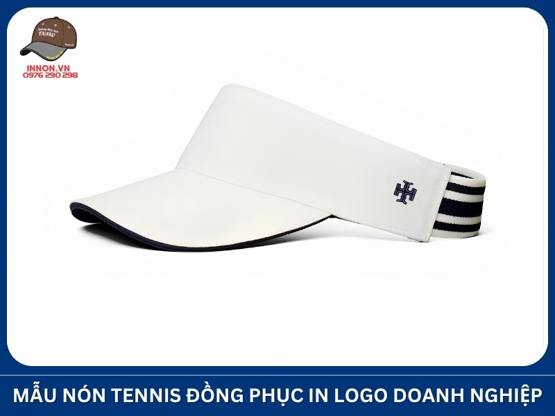 Mẫu nón tennis đồng phục in logo doanh nghiệp