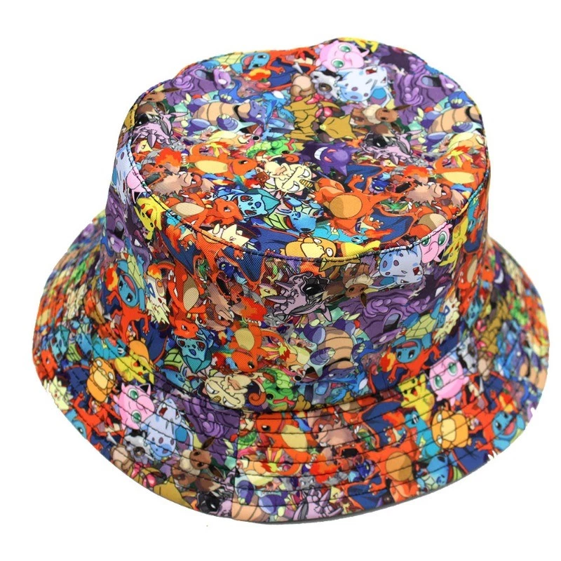 Nón bucket in hình Pokemon1 Non bucket in hinh Pokemon1