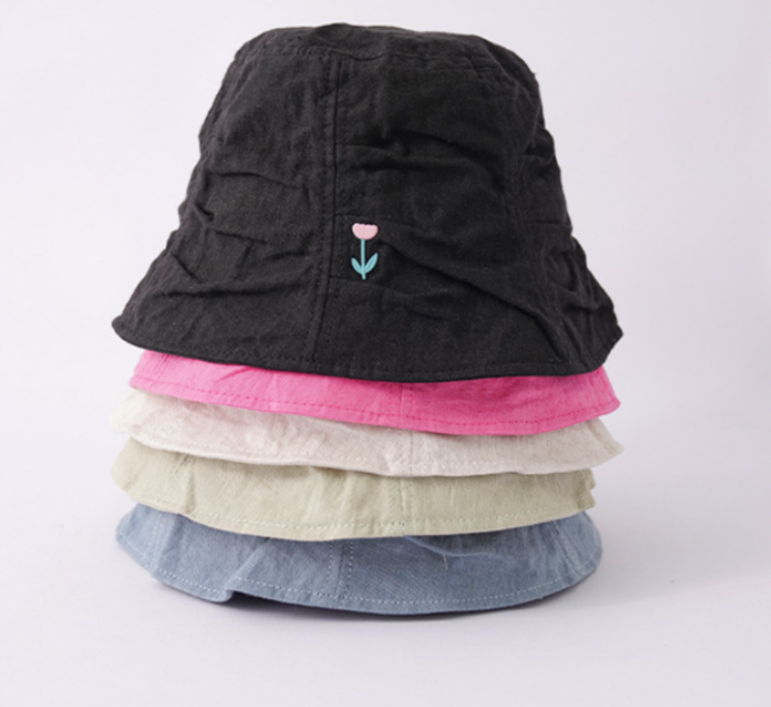 Nón bucket nữ bông hoa nhỏ Non bucket nu bong hoa nho