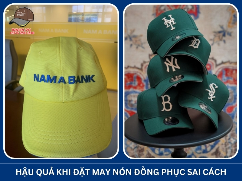 10 lỗi thường gặp khi đặt may nón đồng phục CẦN TRÁNH 14 Hậu quả khi đặt may nón đồng phục sai cách