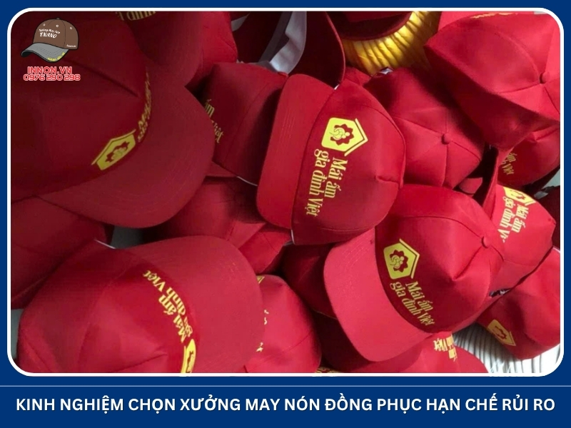 10 lỗi thường gặp khi đặt may nón đồng phục CẦN TRÁNH 16 Kinh nghiệm chọn xưởng may nón đồng phục hạn chế rủi ro