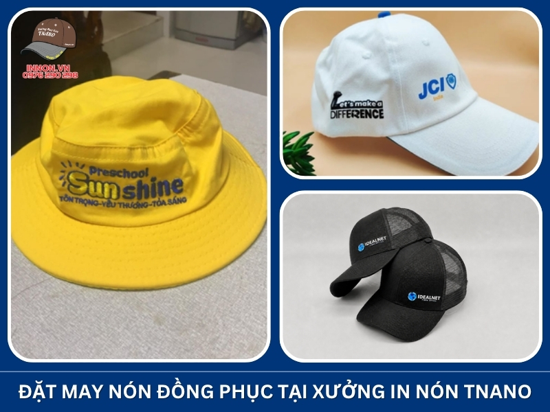 10 lỗi thường gặp khi đặt may nón đồng phục CẦN TRÁNH 17 Đặt may nón đồng phục tại Xưởng In Nón TNANO
